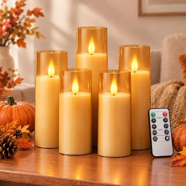Amagic Amber Acrylic Pillars — product view 1